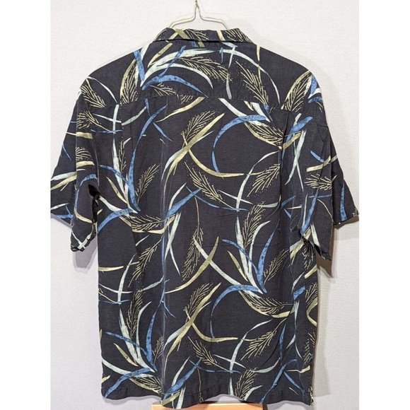 Tommy Bahama Short Sleeved 100% Silk Button Up Floral Hawaiian Shirt Size Large - Picture 4 of 4